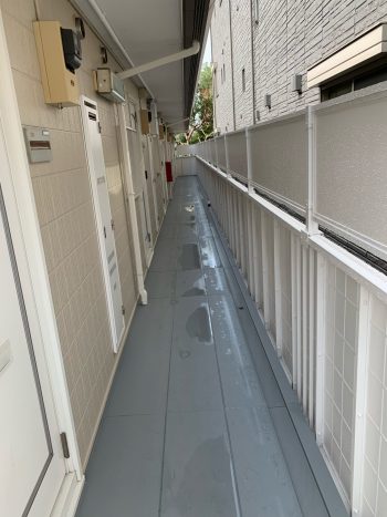 小金井市貫井南町にてアパートの塗り替え「2ヶ月間の時間がかかりました」