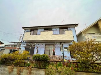 小金井市東町〜140万円で一戸建ての屋根壁塗装した施行事例