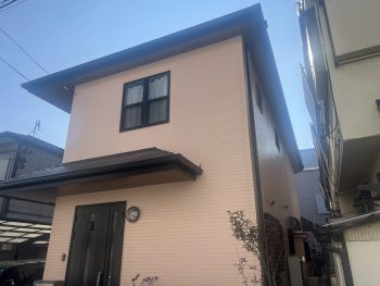 小金井市桜町〜125万円で一戸建ての屋根壁塗装した施行事例